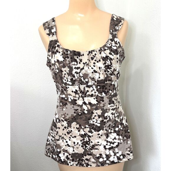 Ann Taylor Tops - Ann Taylor Womens Babydoll Top Size Medium Square Neck Mob Wife Summer Tank